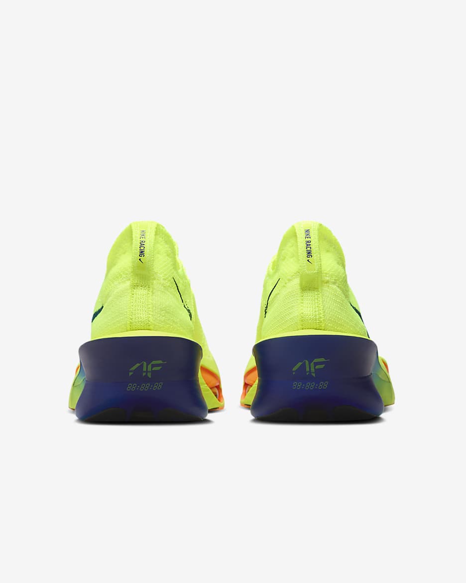 Nike Alphafly 3 Men's Road Racing Shoes - Volt/Dusty Cactus/Total Orange/Concord