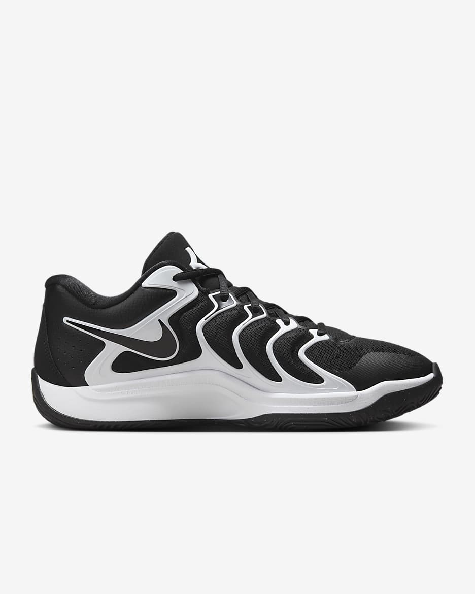 KD17 (Team Bank) Basketball Shoes - Black/White/Black