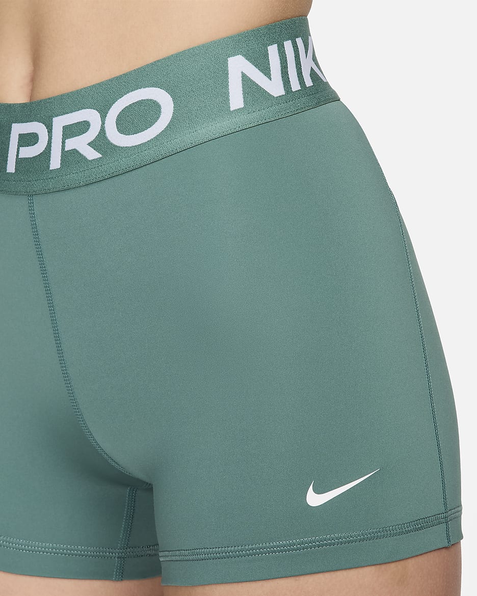 Spodenki damskie Nike Pro 8 cm - Bicoastal/Biel