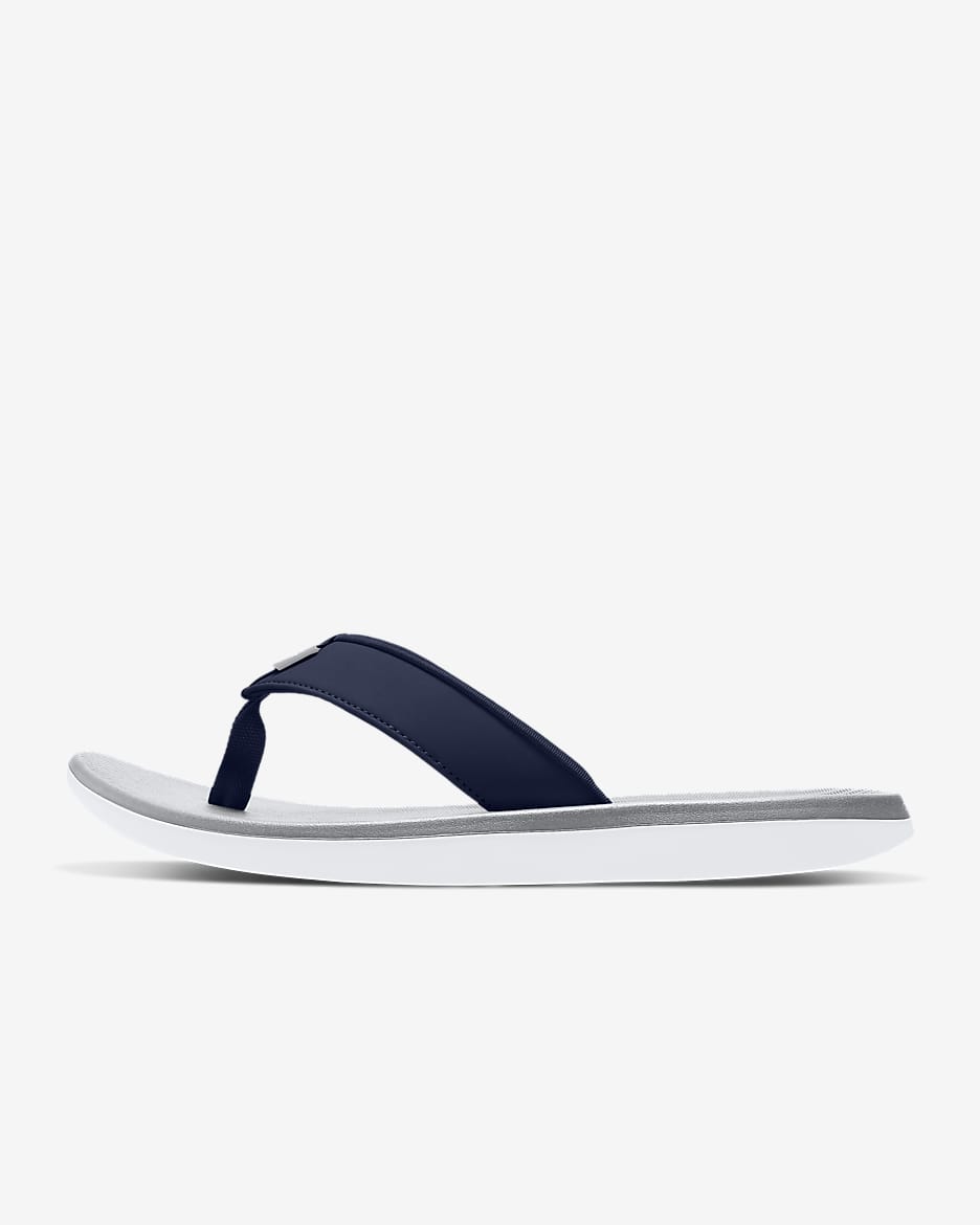 Nike Kepa Kai Men's Flip-Flops - Midnight Navy/Wolf Grey/White/Midnight Navy