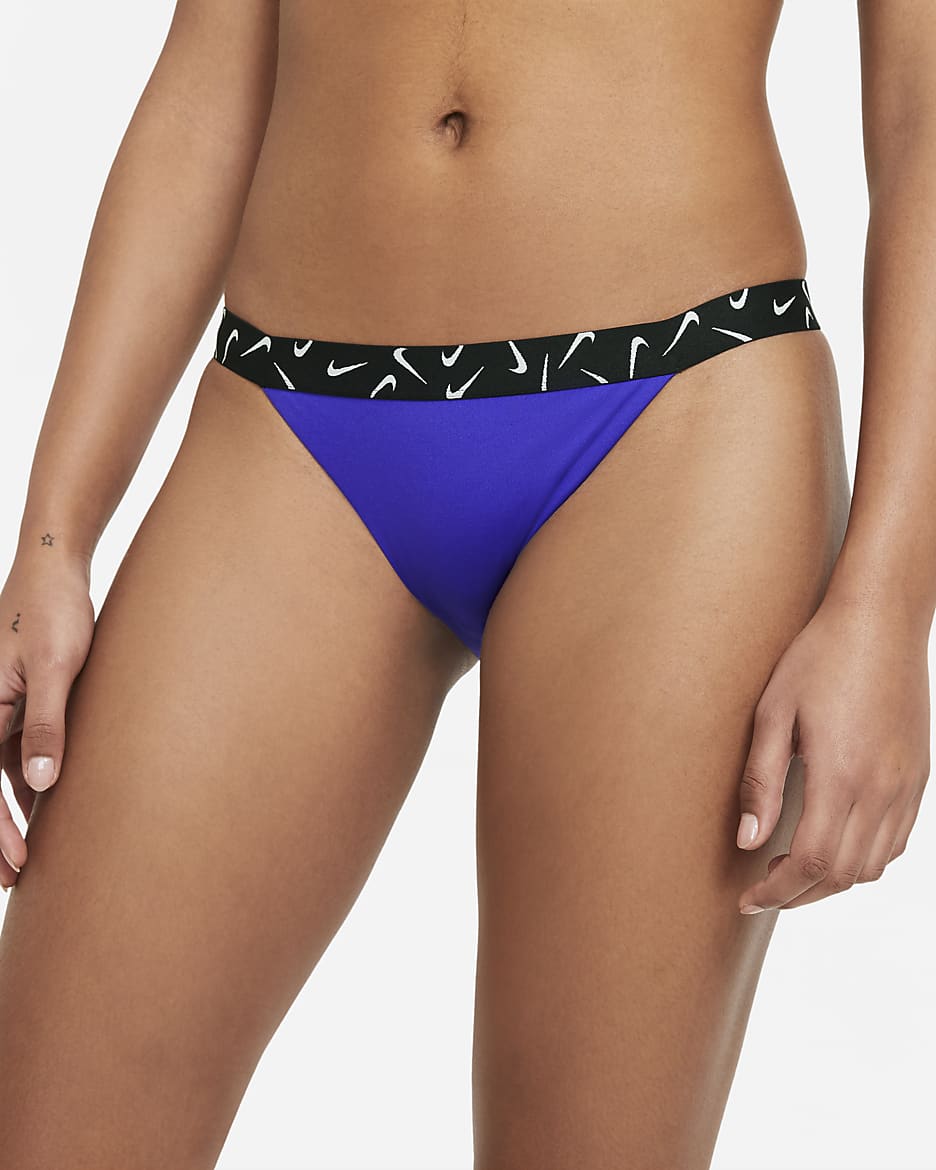 Nike Women's Bikini Bottoms - Indigo Burst/White