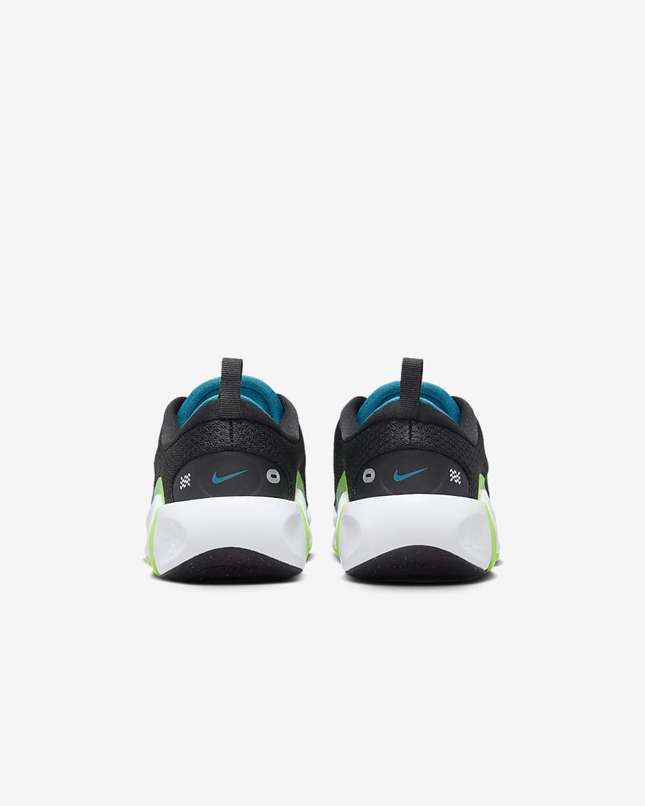 Nike Infinity Flow løpesko til store barn - Svart/Aquamarine/Green Strike/Football Grey