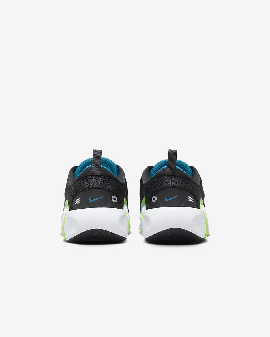 Nike Infinity Flow Older Kids' Running Shoes - Black/Aquamarine/Green Strike/Football Grey