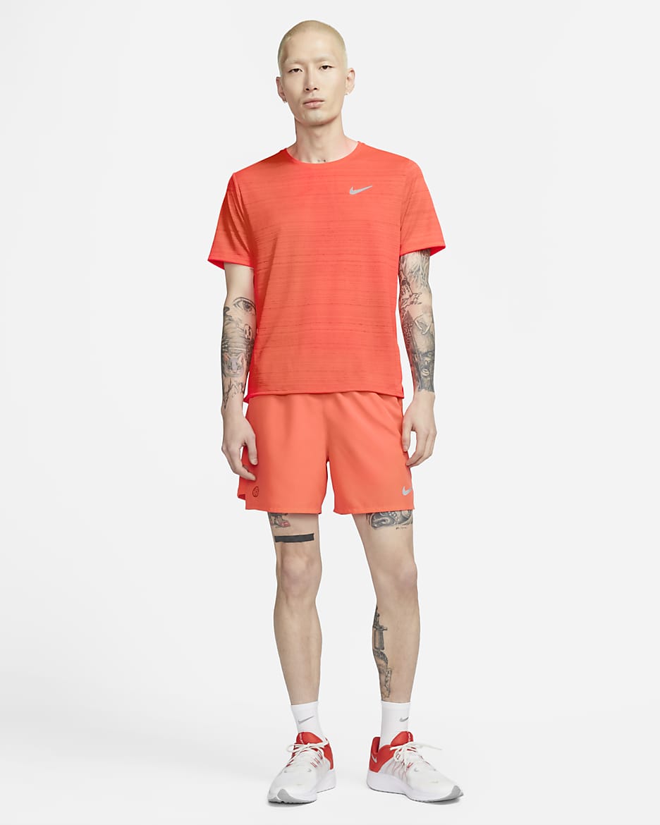 mens nike miler top