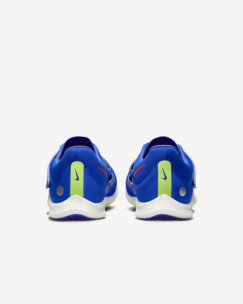 Nike Rival Jump Zapatillas con clavos de salto Track & Field - Racer Blue/Safety Orange/Lime Blast/Blanco