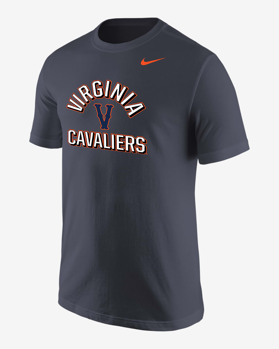 Virginia Men's Nike College 365 T-Shirt - Anthracite