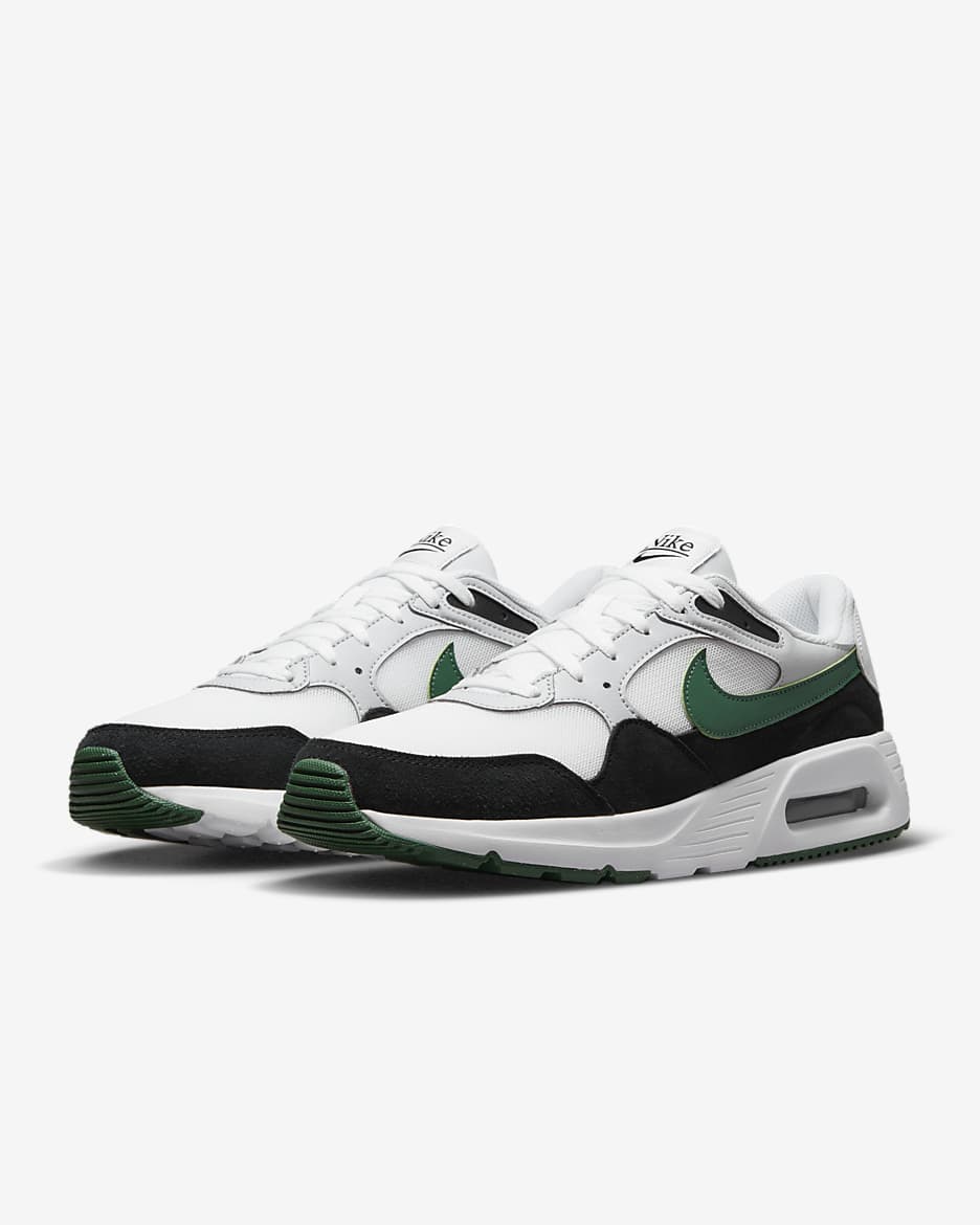 Nike Air Max SC Men's Shoes - White/Black/Pure Platinum/Gorge Green