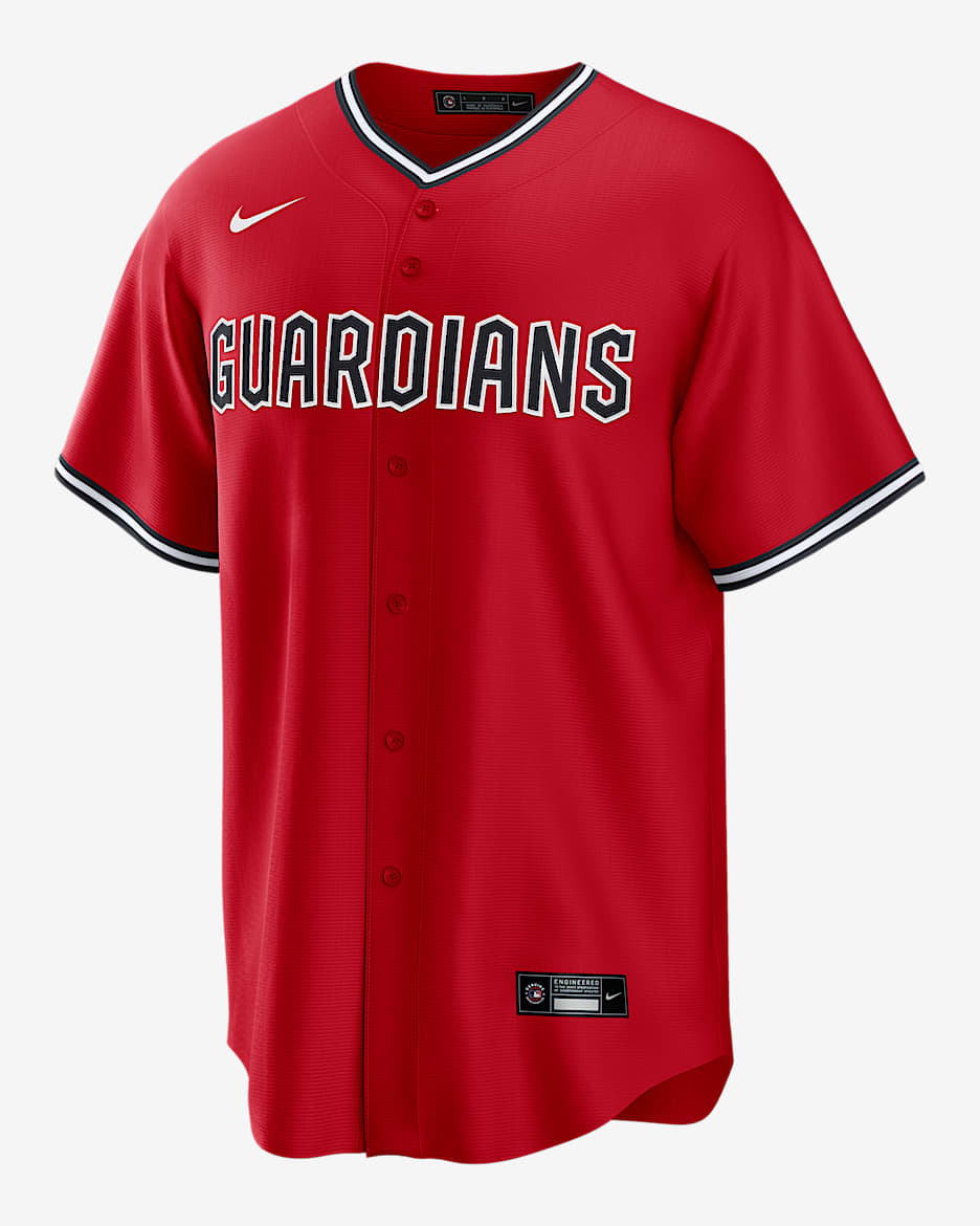 Steven Kwan Cleveland Guardians Men's Nike MLB Replica Jersey - Red