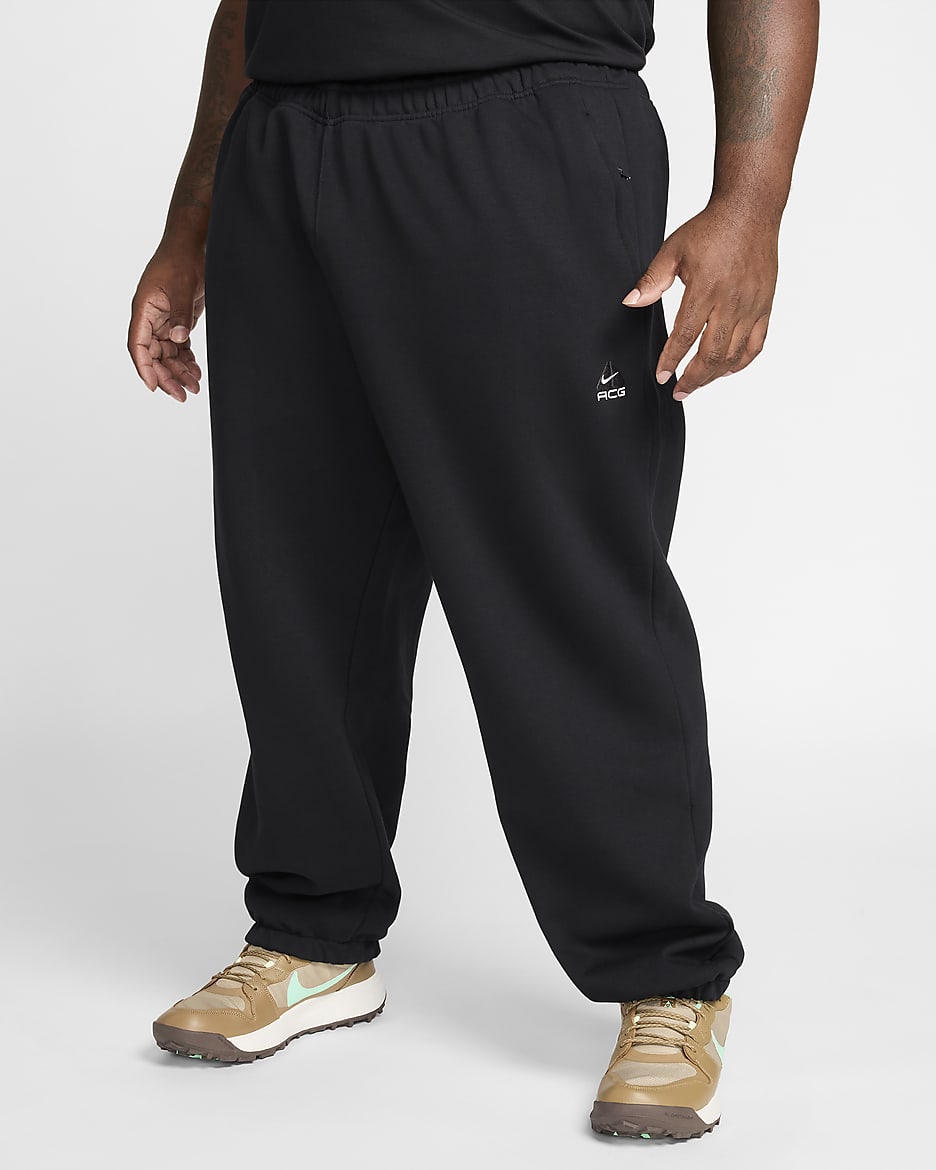 Nike ACG Lungs Therma-FIT Repel 'Tuff Fleece' Trousers - Black/Anthracite/Summit White