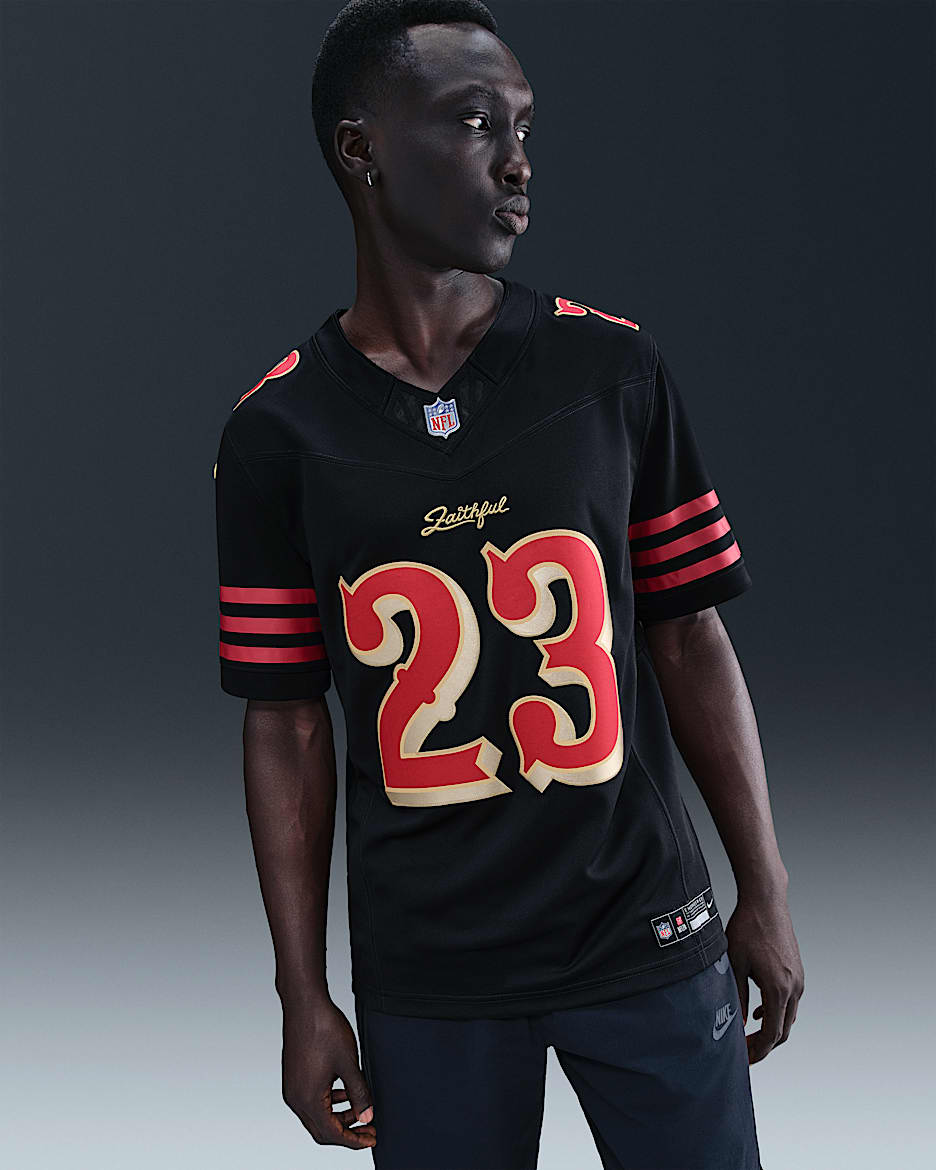 Nfl San Francisco 49ers Blackout Jersey Men's Nike Brock Purdy