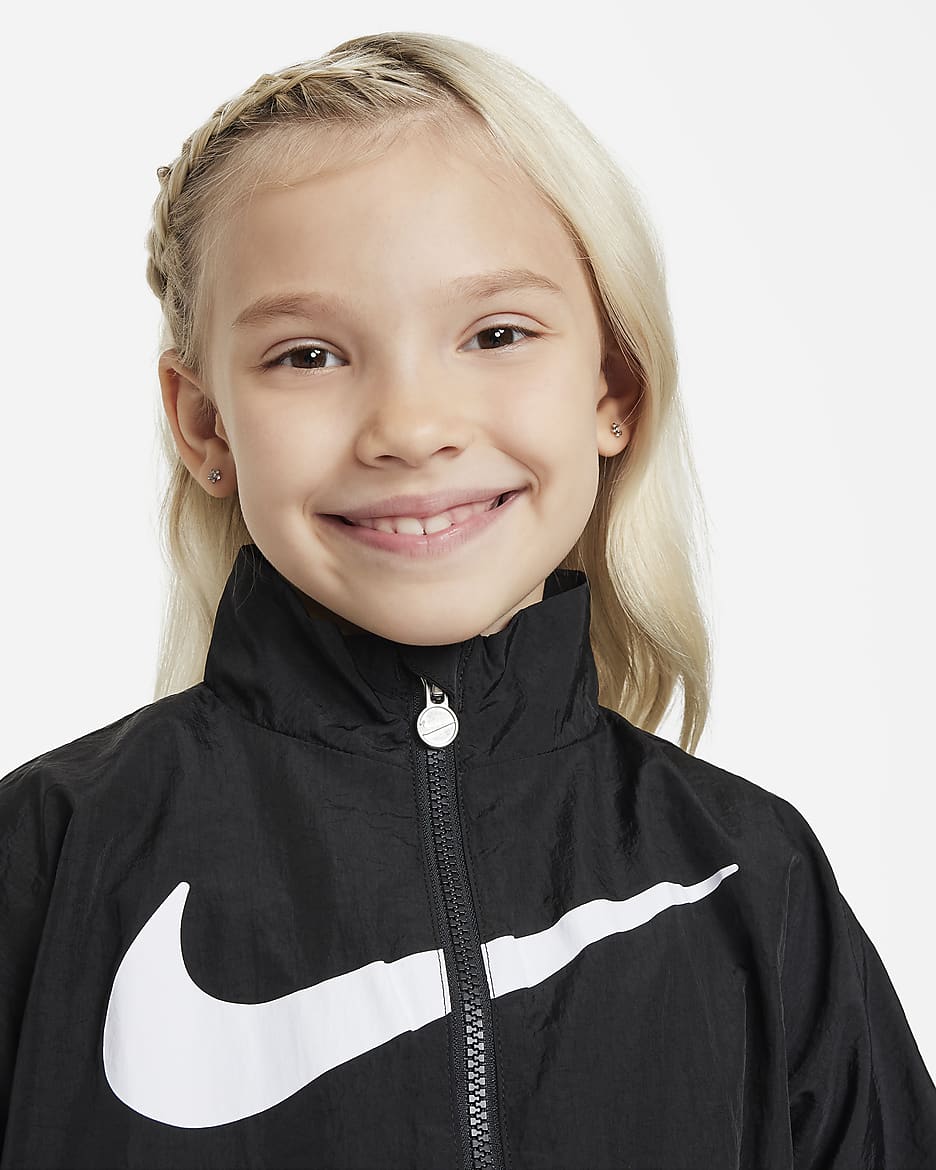 Nike Swoosh Little Kids' Jacket - Black