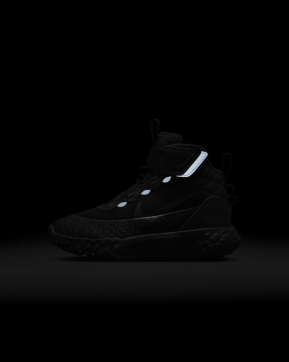 Nike Terrascout magas szárú cipő kisgyerekeknek - Fekete/Anthracite