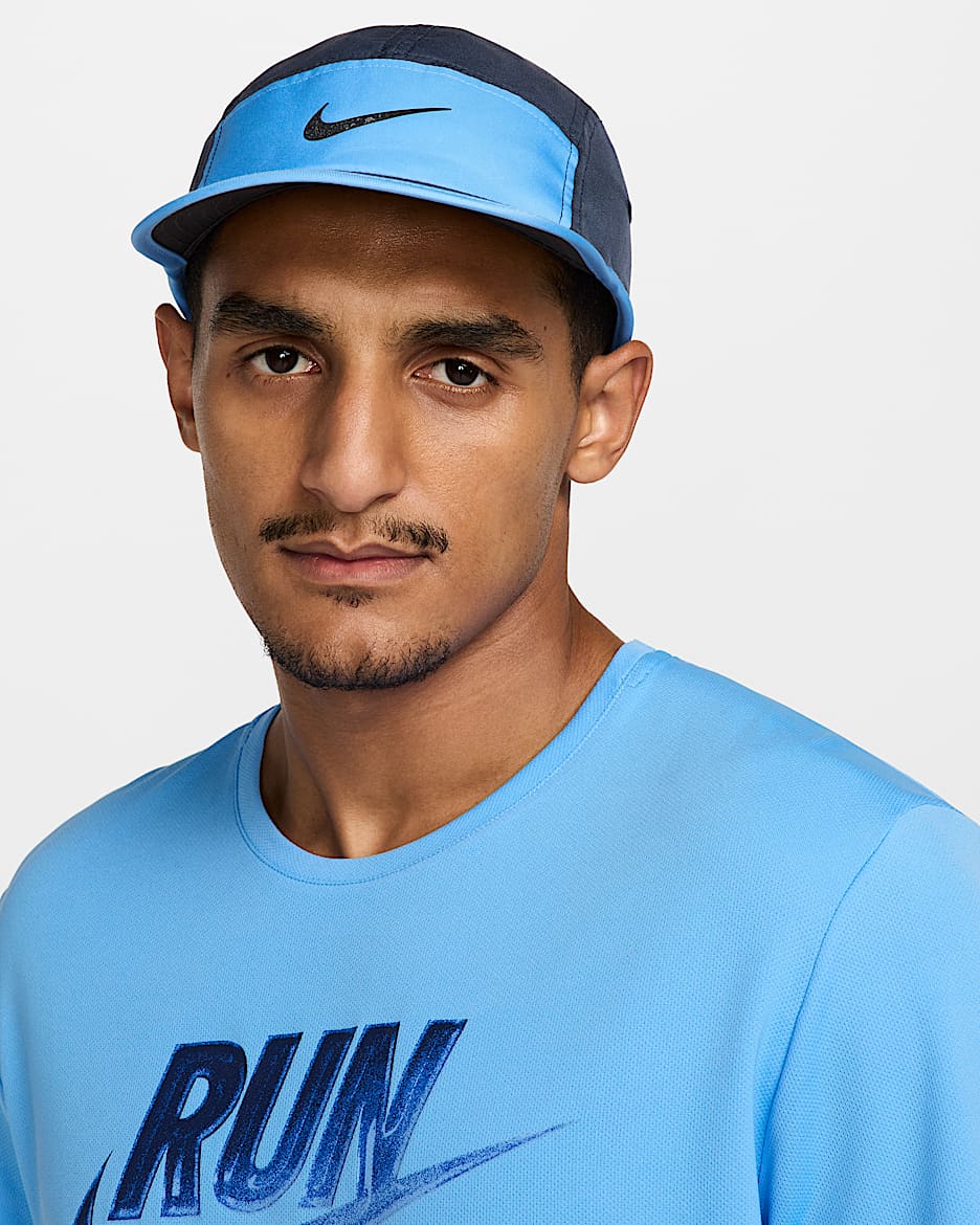Gorra Swoosh sin estructura - Trueno azul/Azul universitario/Negro