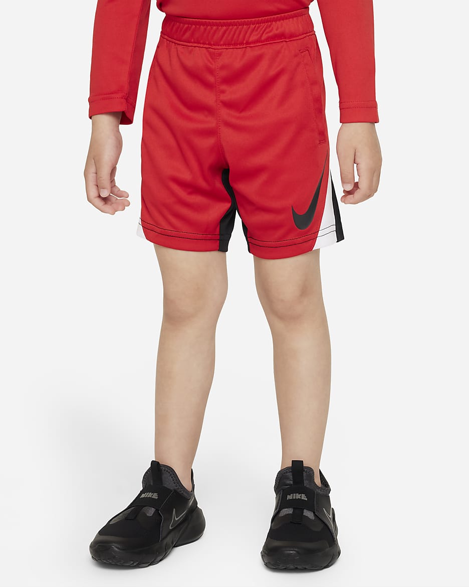 ナイキ Dri-FIT キッズ ショートパンツ - ユニバーシティレッド