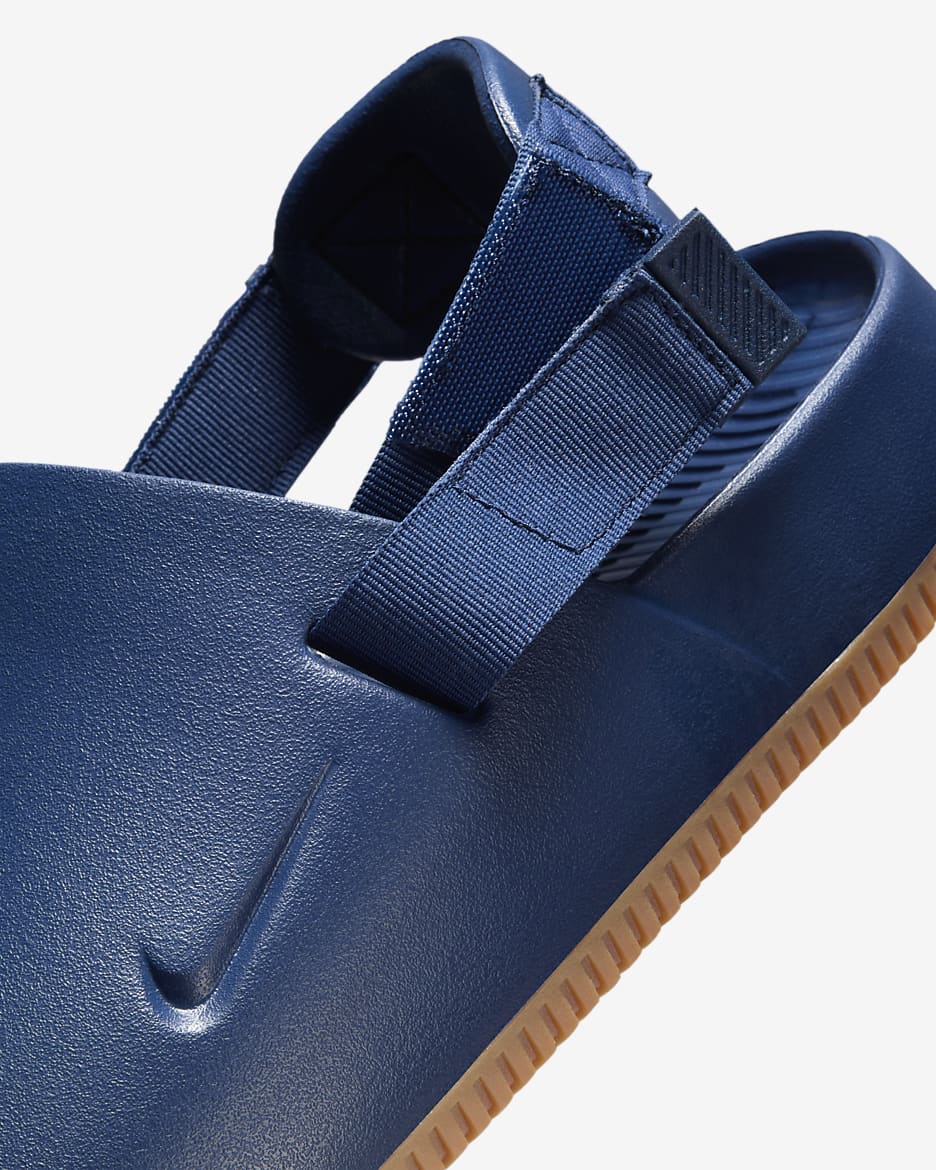 Nike Calm Men's Mules - Navy/Gum Medium Brown/Navy