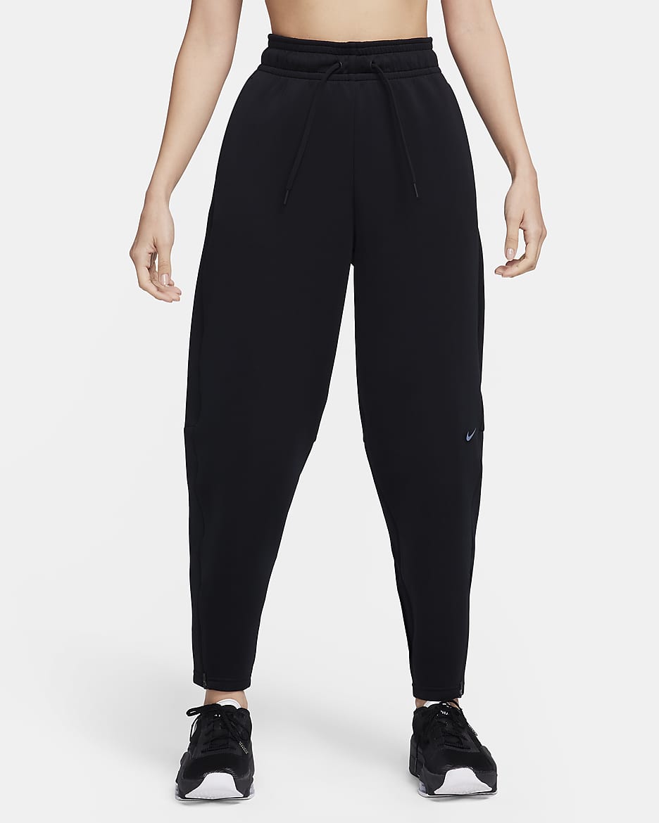 Nike Dri-FIT Prima Women's High-Waisted 7/8 Training Pants - Black/Black