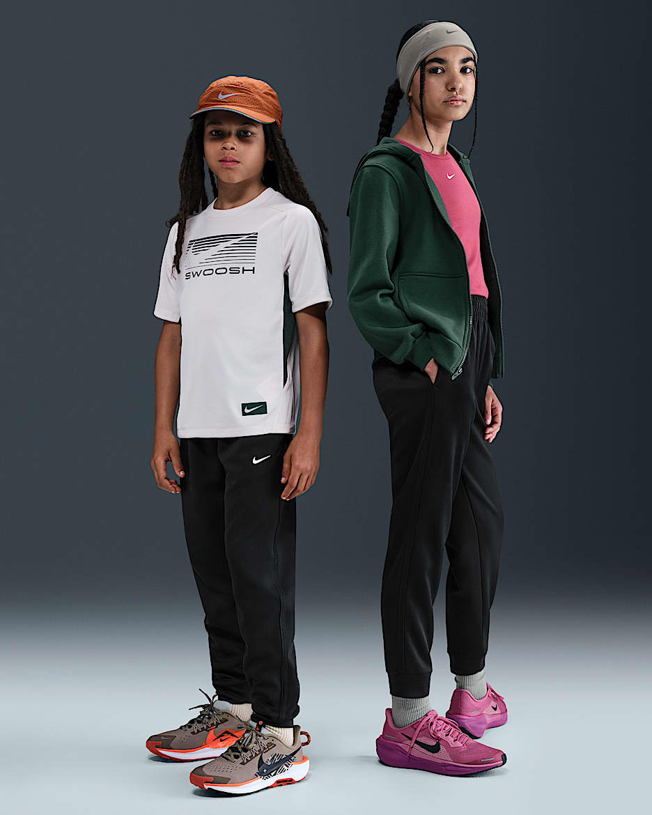 Nike Multi Big Kids' Knit Pants - Black/Black/White