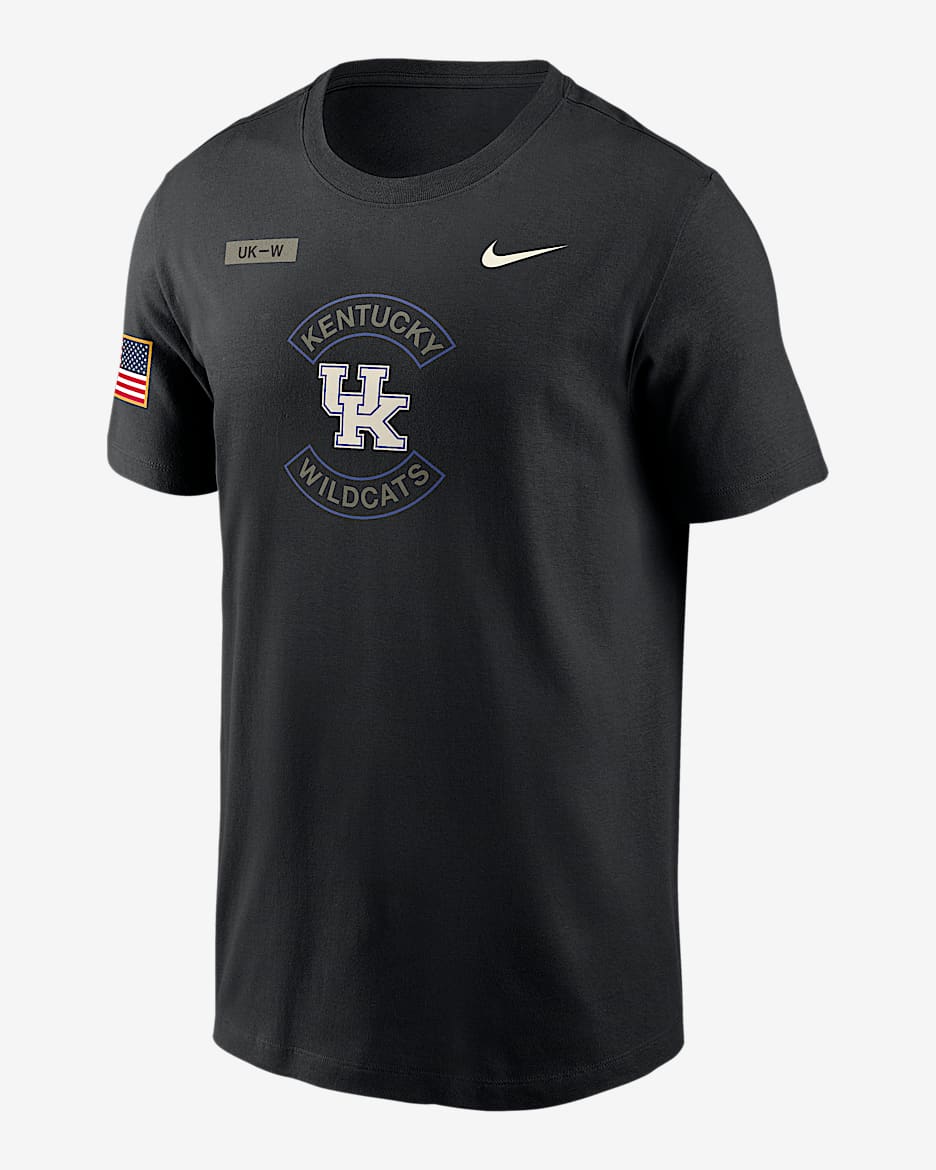 Kentucky Military Appreciation Men's Nike Dri-FIT College T-Shirt - Black