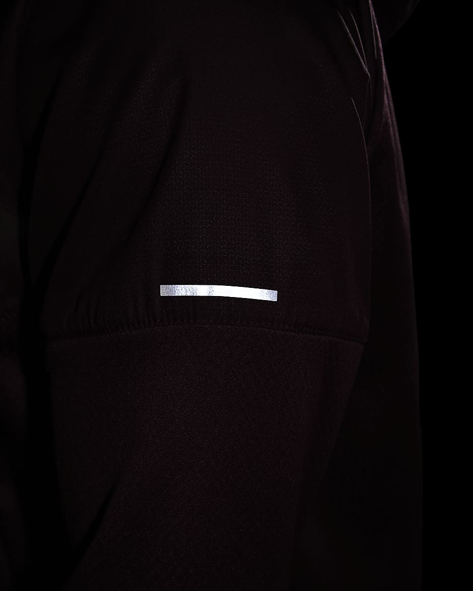 Nike Sphere Miler Men's Therma-FIT Water-Repellent Running Jacket - Burgundy Crush/Burgundy Crush