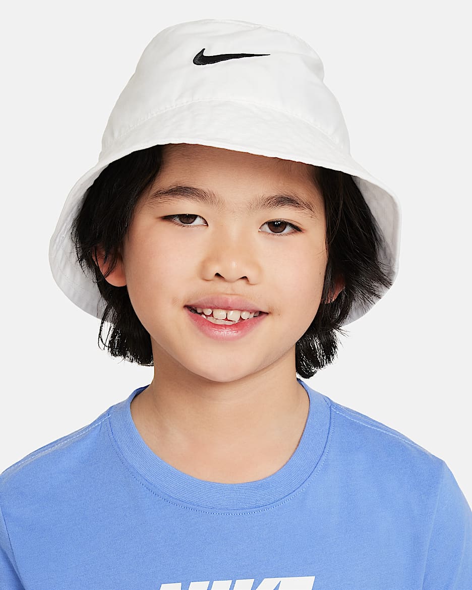 Nike Little Kids' Bucket Hat - White