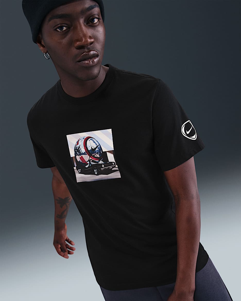 T-shirt da calcio Nike – Uomo - Nero