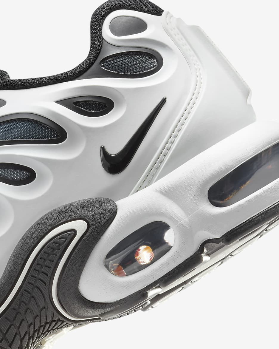 Ανδρικά παπούτσια Nike Air Max Plus Drift - Λευκό/Metallic Silver/Μαύρο