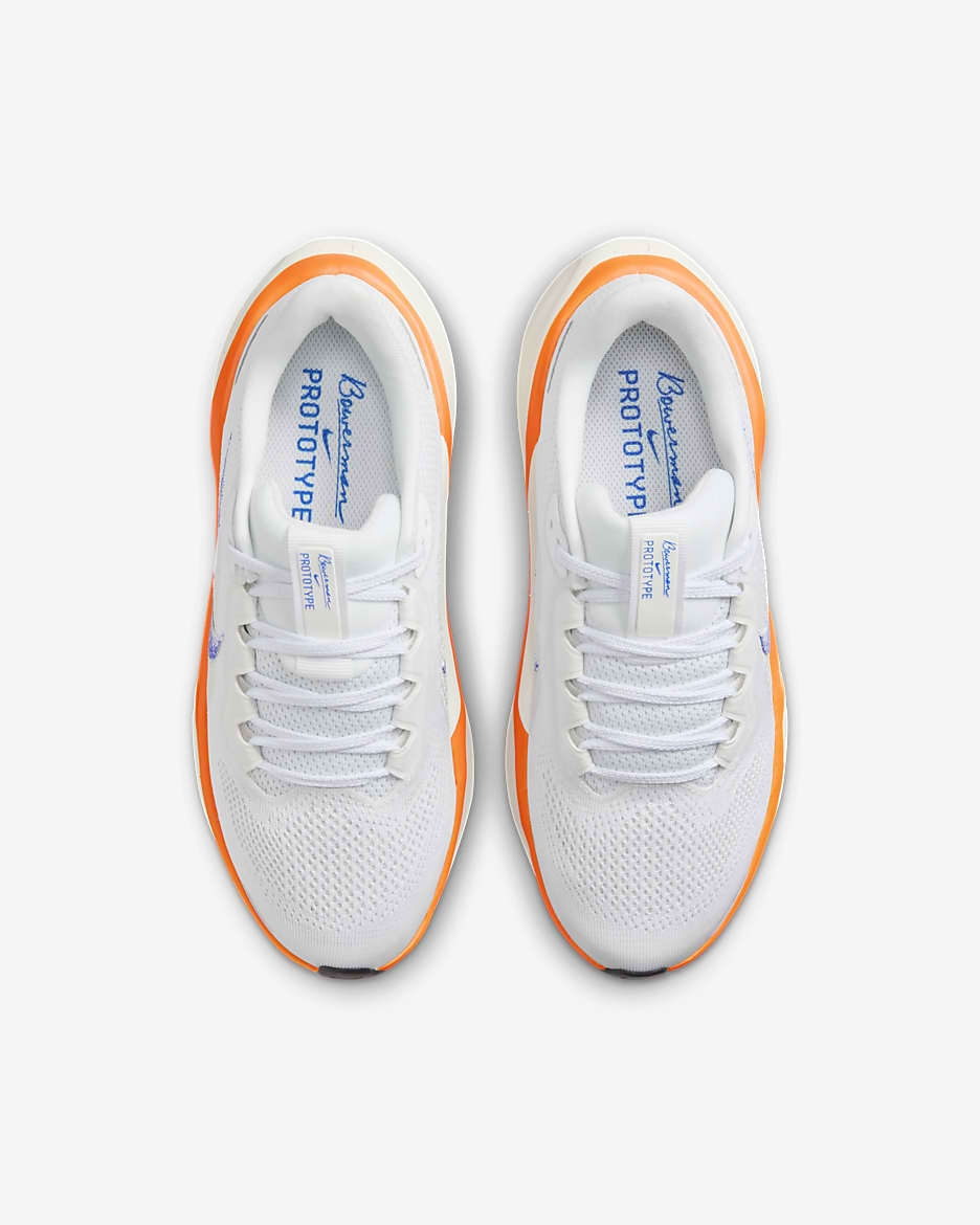 Nike Pegasus 41 Blueprint Older Kids' Road Running Shoes - White/Sail/Platinum Tint/Racer Blue