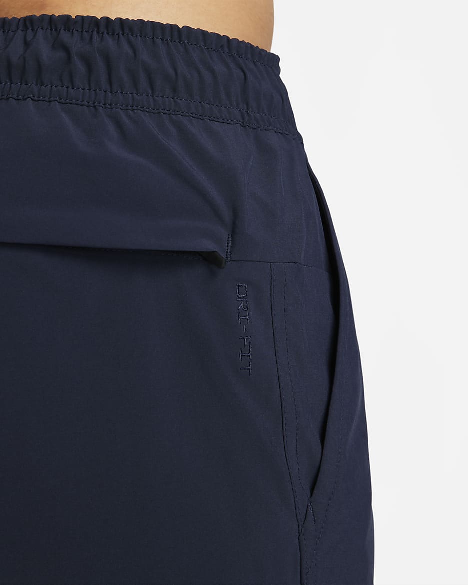 Nike Unlimited multifunctionele niet-gevoerde herenshorts met Dri-FIT (18 cm) - Obsidian/Zwart/Obsidian