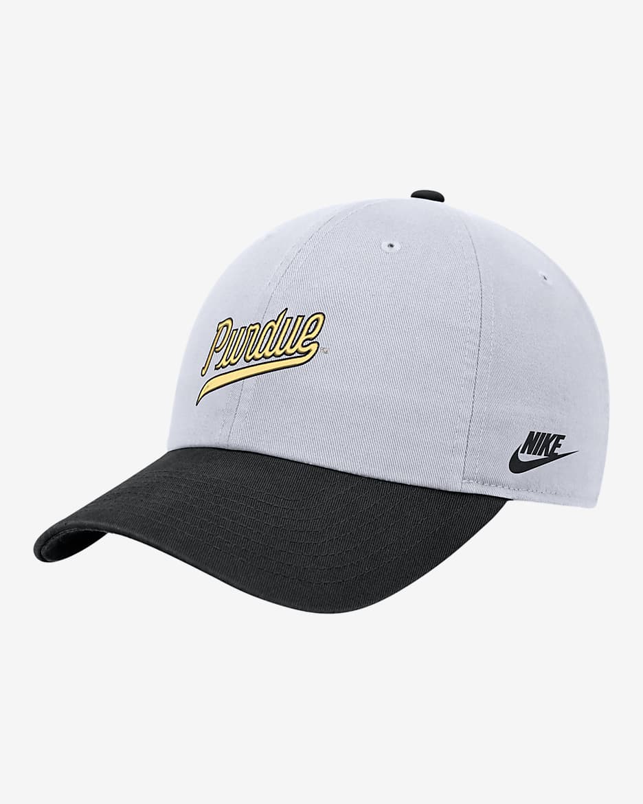 Gorra universitaria Nike Campus Purdue - Blanco