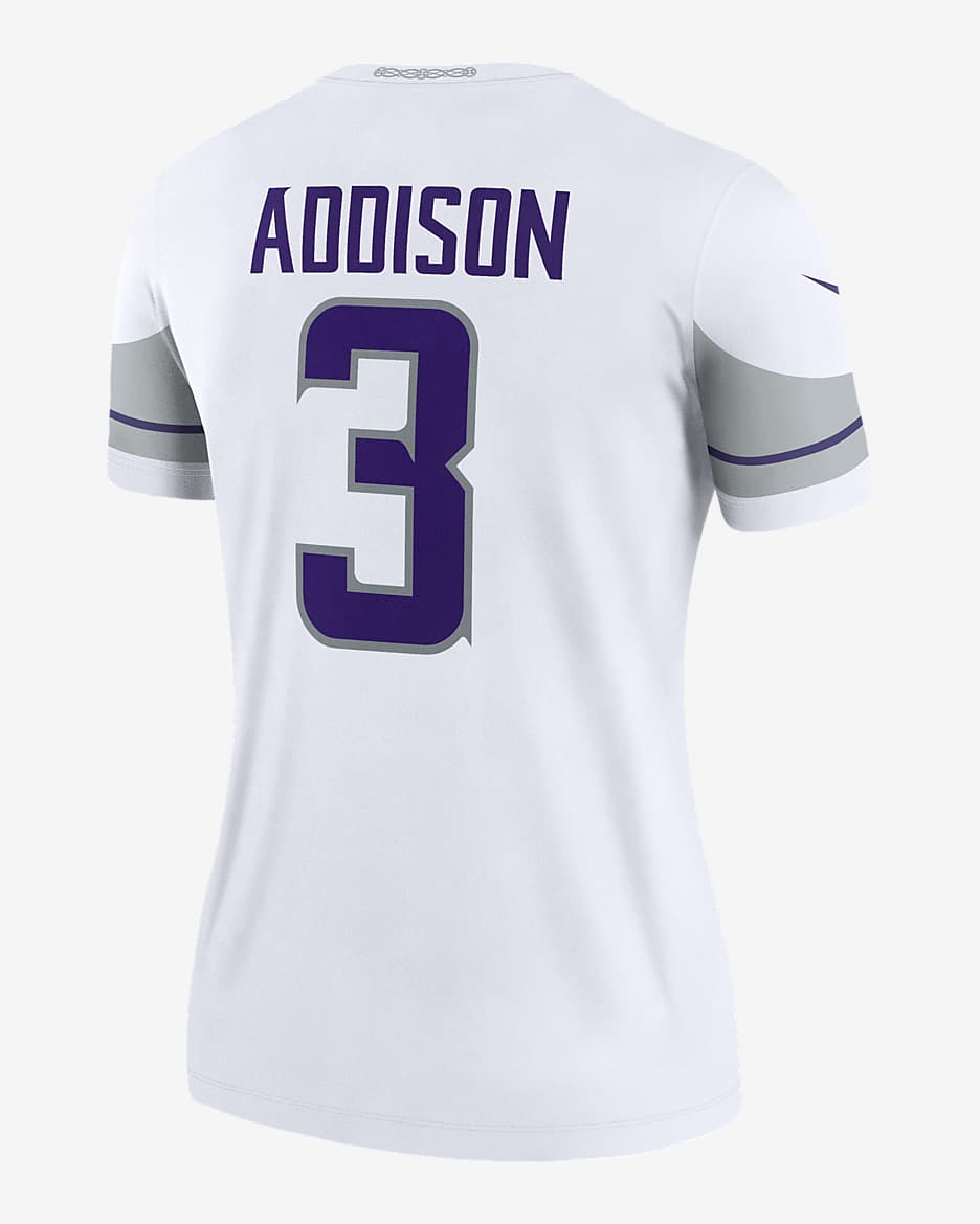 Jordan Addison Minnesota Vikings Women's Nike Dri-FIT NFL Legend Jersey - White