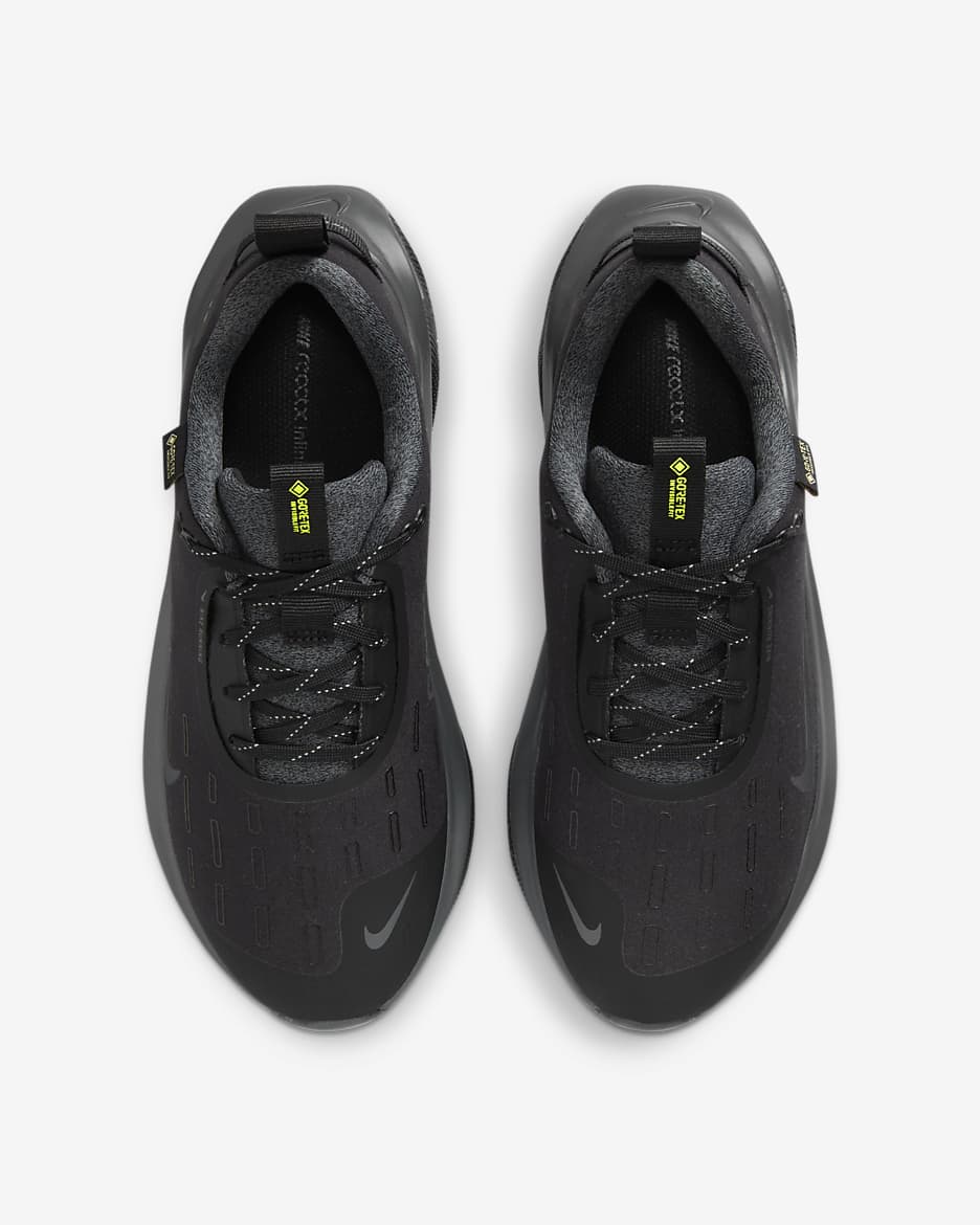 Vattentät löparsko för hårt underlag Nike InfinityRN 4 GORE-TEX för kvinnor - Svart/Volt/Anthracite