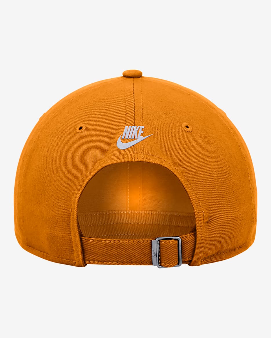 Tennessee Logo Nike College Adjustable Cap - Orange