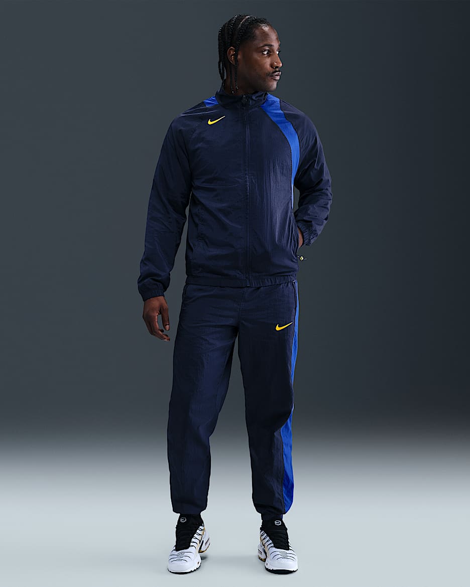 Nike Total 90 Men's Repel Soccer Track Pants - Midnight Navy/Game Royal/Lightning