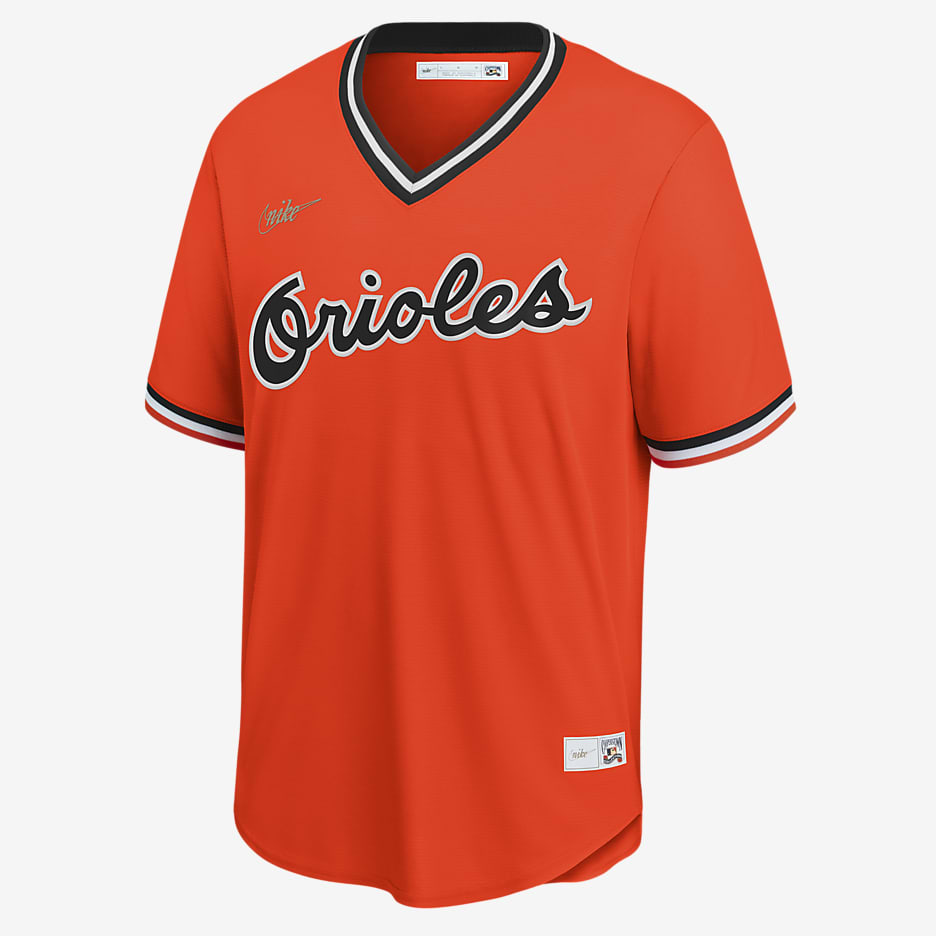 Camiseta de béisbol de Cooperstown para hombre MLB (Baltimore Orioles [Cal Ripken]) - Naranja pro