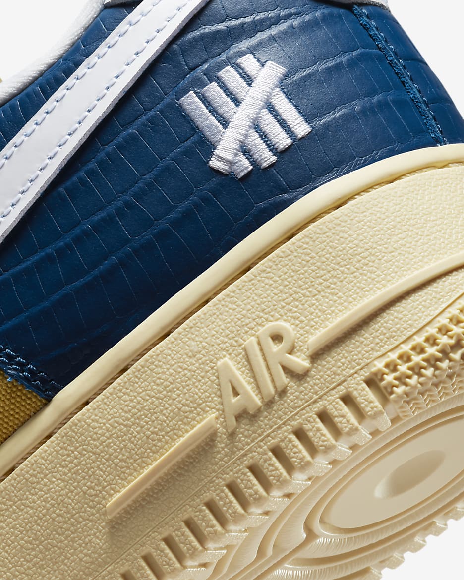 Nike Air Force 1 Low SP Shoes - Court Blue/Goldtone/Lemon Drop/White