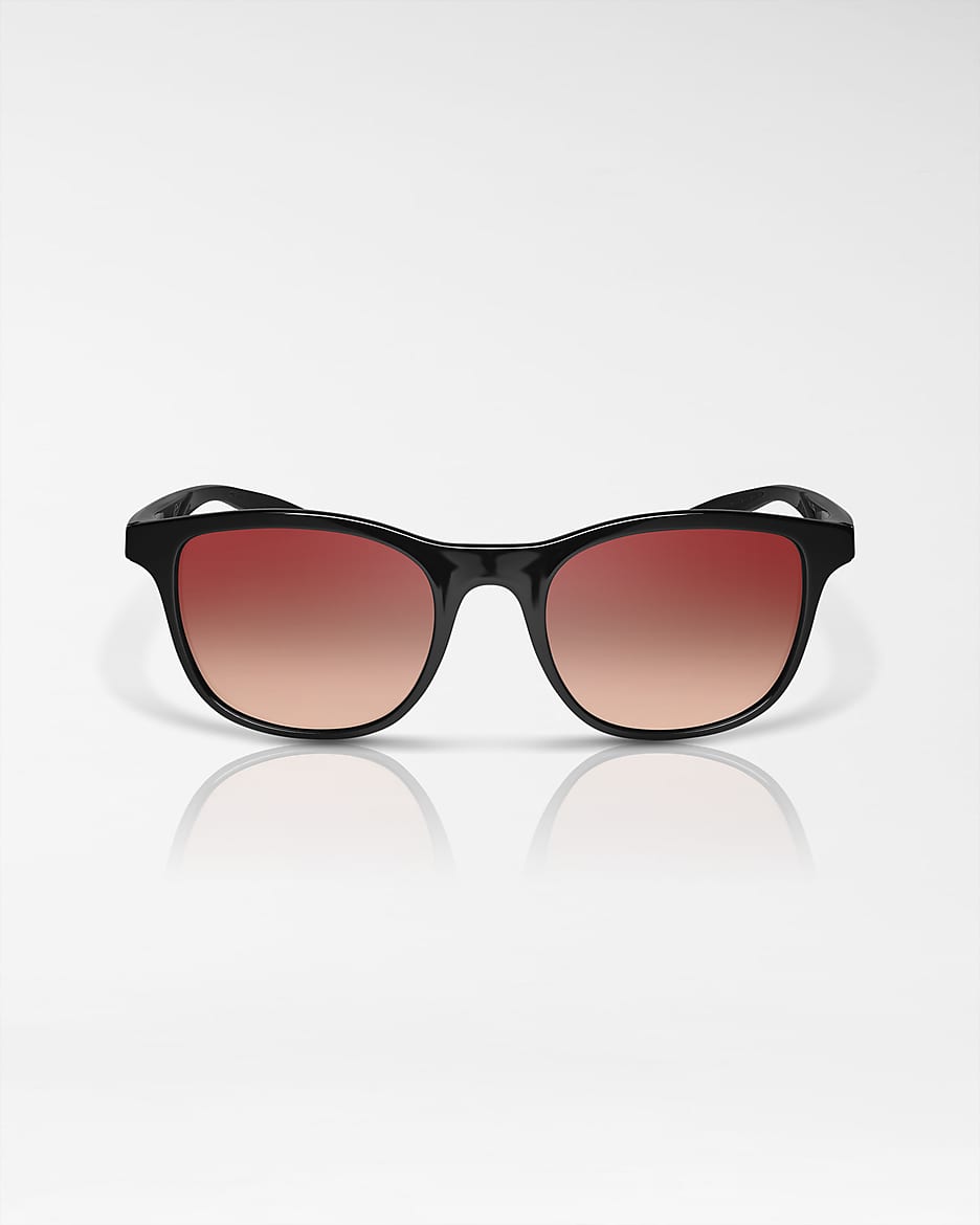 Nike Rebelry Mirrored Sunglasses - Black/Burgundy