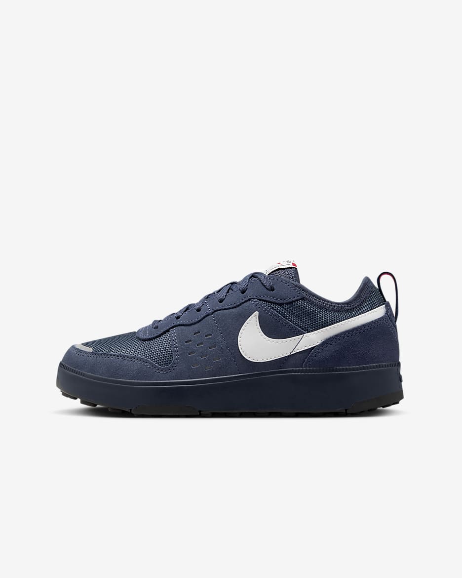 Nike C1TY "Coveralls" Schuh (ältere Kinder) - Obsidian/Thunder Blue/Fire Red/Summit White