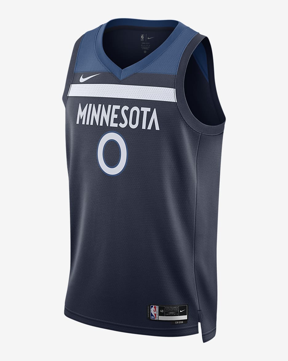 Minnesota Timberwolves Icon Edition 2022/23 Men's Nike Dri-FIT NBA Swingman Jersey - College Navy