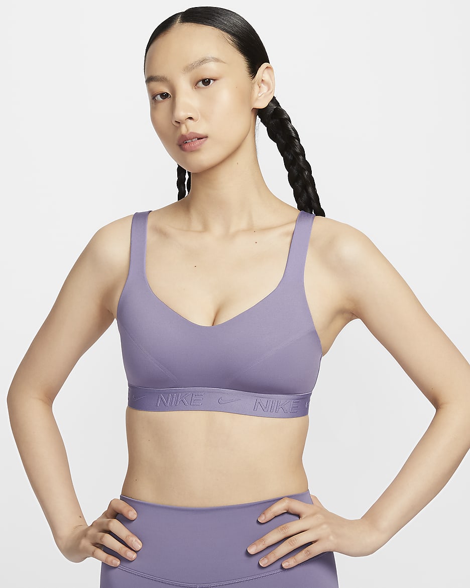 Nike Indy High Support Women's Padded Adjustable Sports Bra - Daybreak/Daybreak