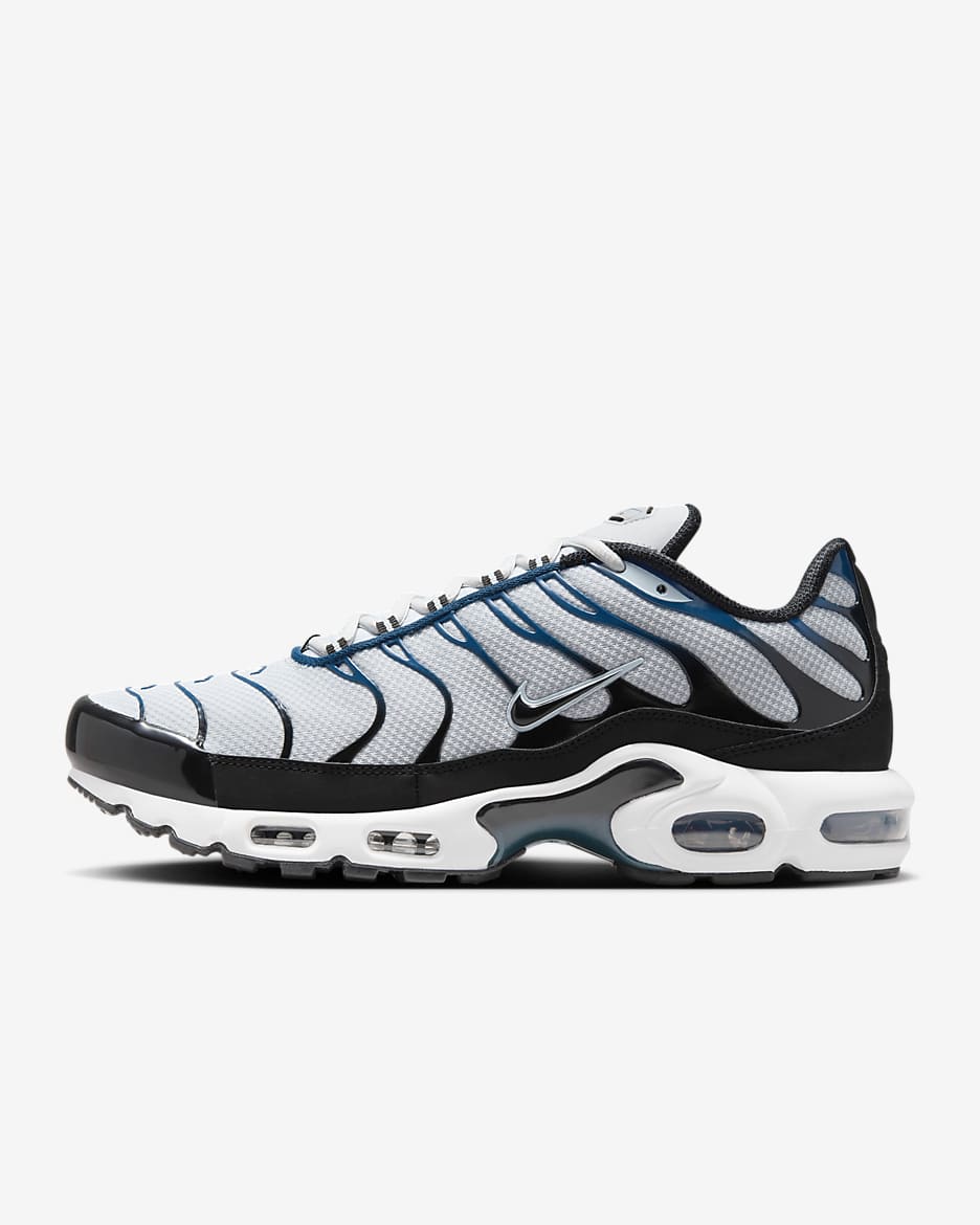 Nike Air Max Plus Men's Shoes - Pure Platinum/Court Blue/Glacier Blue/Black