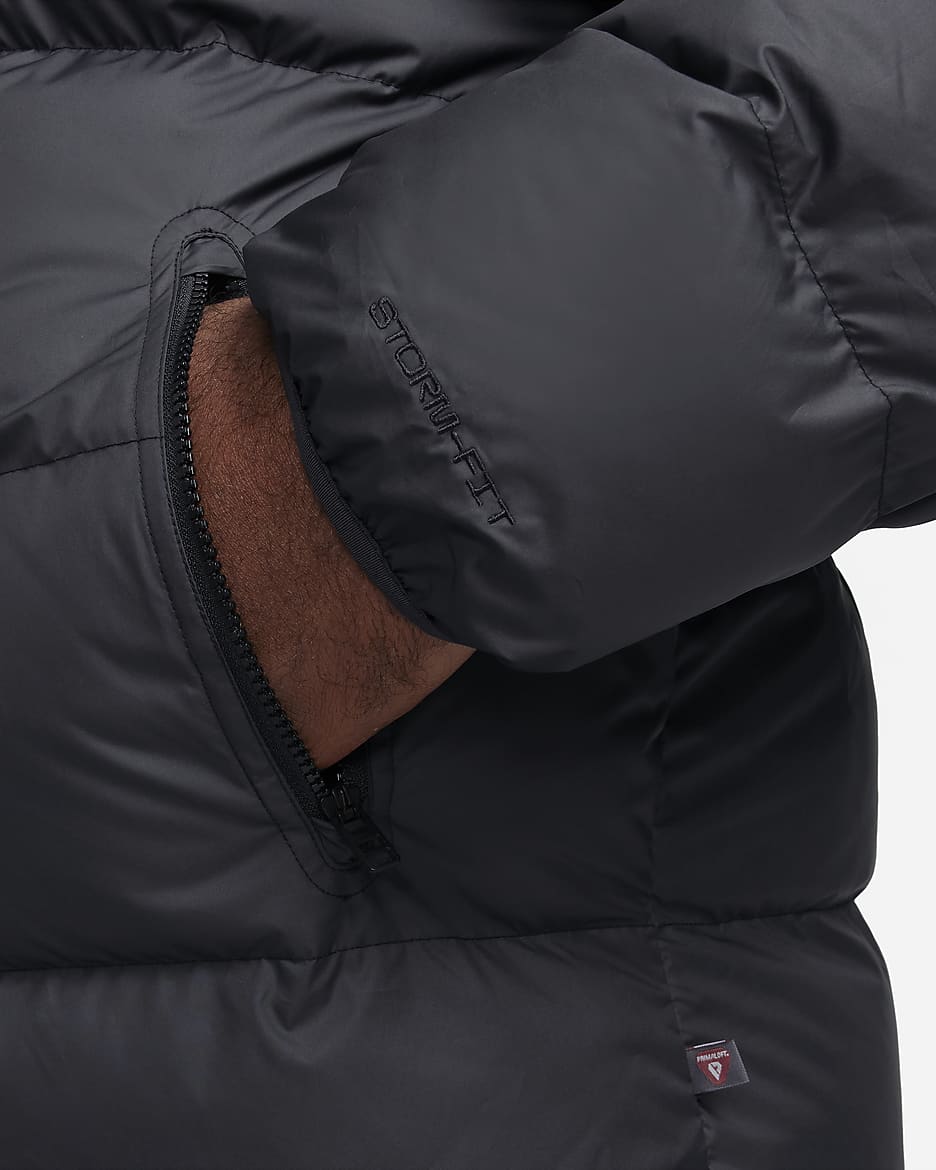 Nike Windrunner PrimaLoft® Parka acolchada con capucha Storm-FIT - Hombre - Negro/Negro/Sail