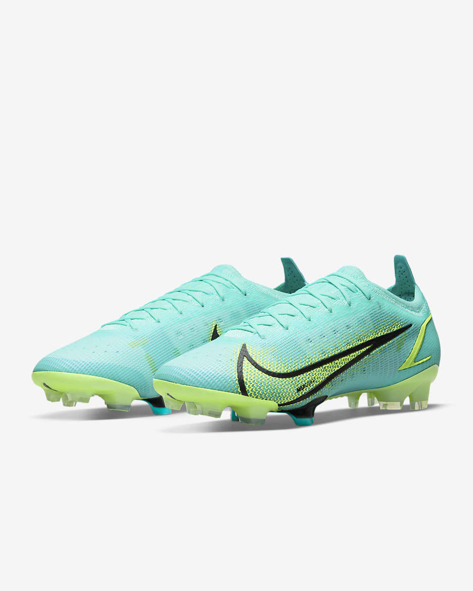 Nike Mercurial Vapor 14 Elite FG Firm-Ground Football Boot - Dynamic Turquoise/Lime Glow