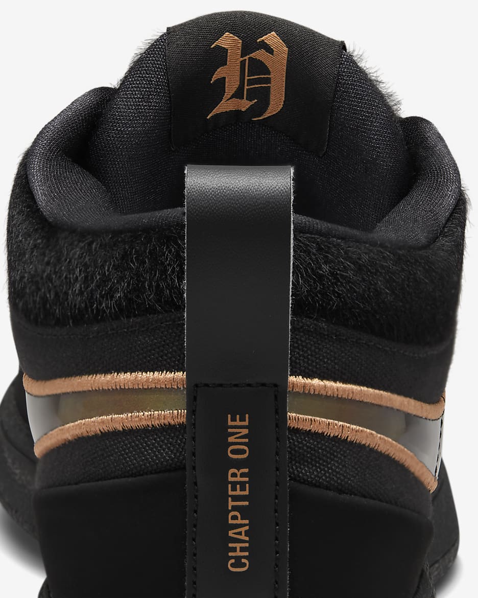 Book 1 "Haven" EP Basketball Shoes - Black/Dark Pony/Amber Brown