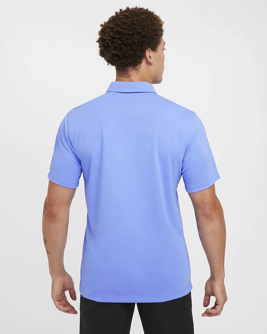 NikeCourt Dri-FIT Men's Tennis Polo - Royal Pulse/White