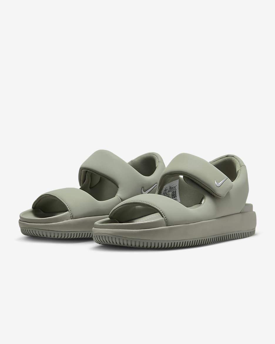 Sandale Nike Calm pour femme - Light Army/Light Army/Metallic Silver