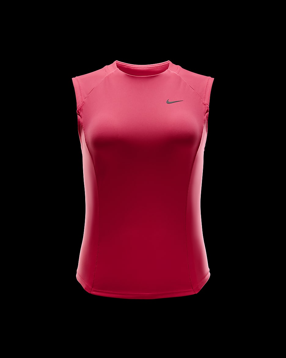 Camiseta de tirantes de correr Dri-FIT con bolsillo para mujer Nike Running Division - Rosa margarita