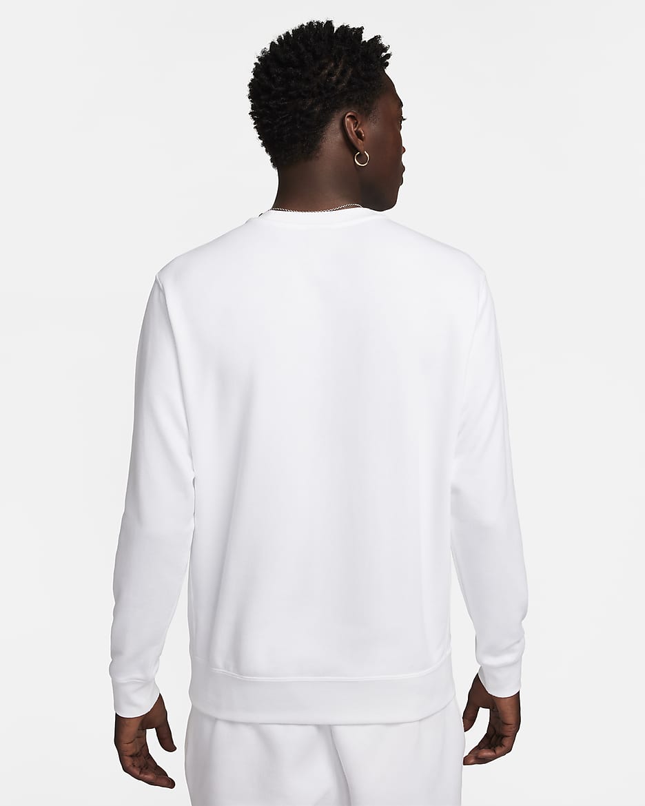 FRENCH TERRY CREW NECK SWEATSHIRT - TAUPE - M main image 1