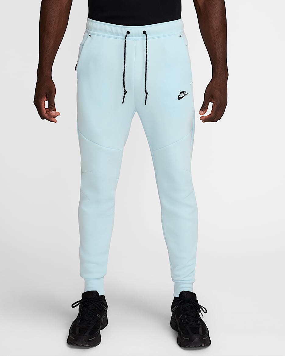 Pantalon de jogging en tissu Fleece Nike Tech pour homme - Glacier Blue/Noir