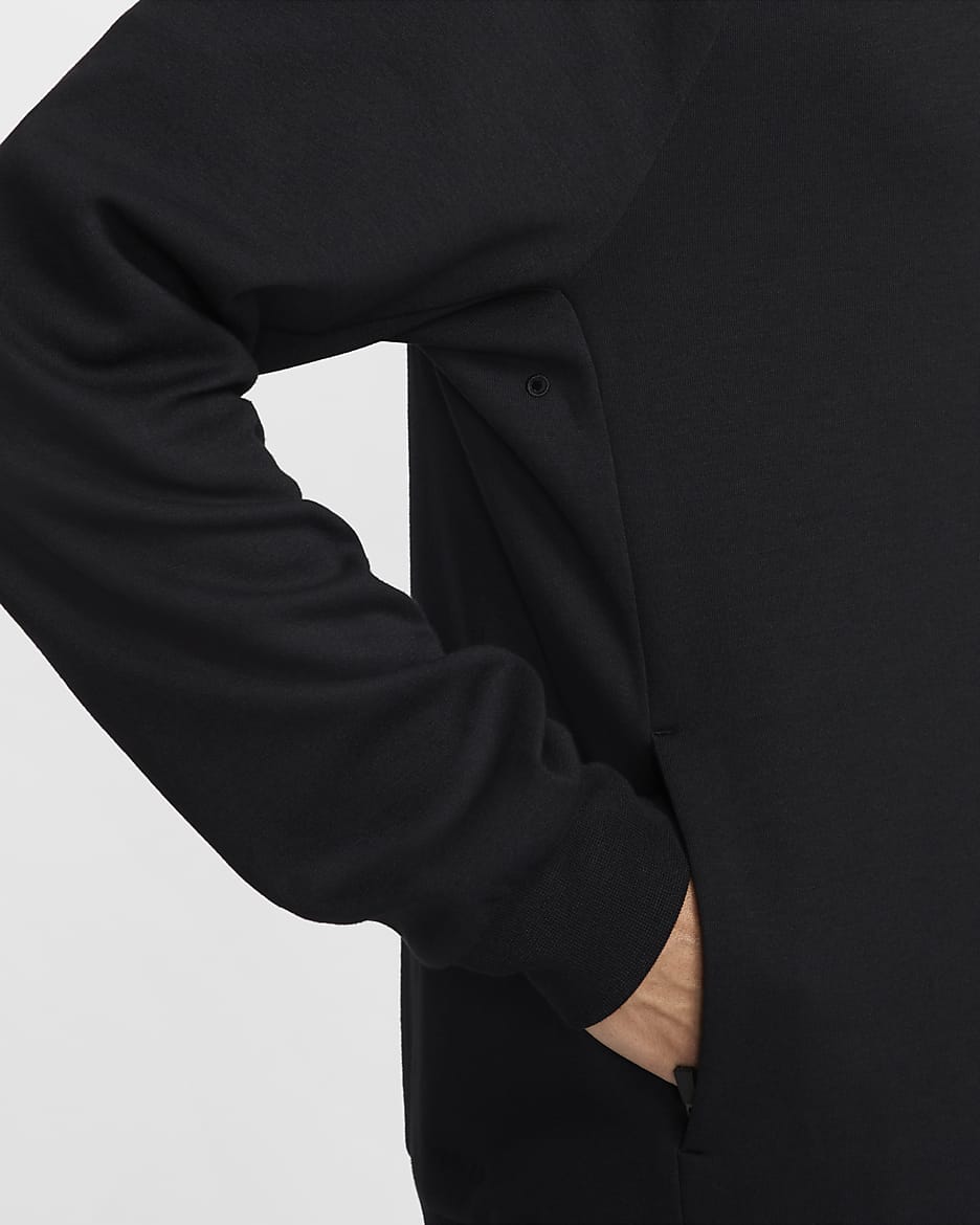 Sweat à capuche Dri-FIT UV Nike Primary pour homme - Noir/Noir