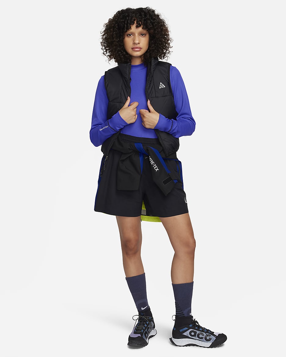 Nike ACG Dri-FIT ADV 'Goat Rocks' Women's Long-Sleeve Top - Persian Violet/Black/Summit White